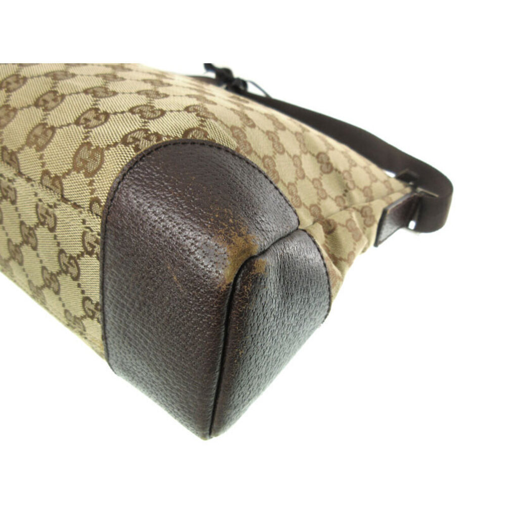 GUCCI Shoulder Crossbody Bag Brown Beige - Picture 6 of 10